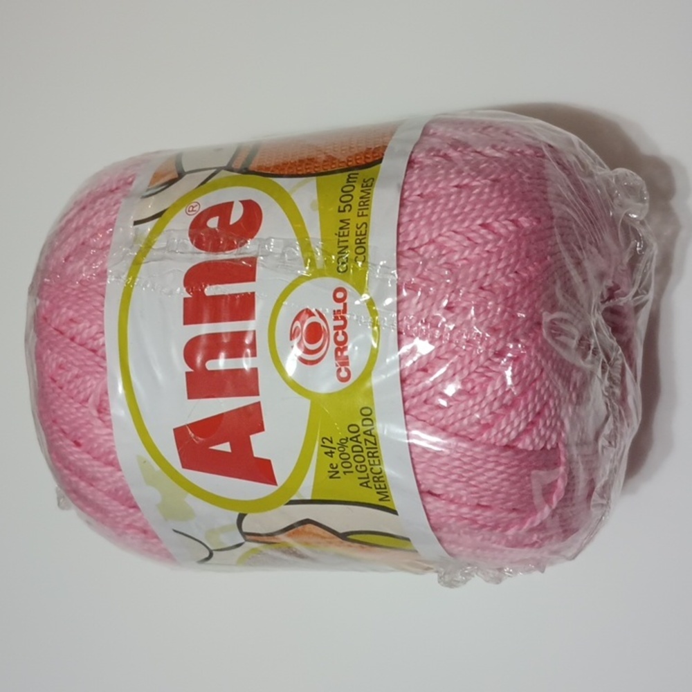 Circulo Anne 500m Pink 3131 Yarn 100% Mercerized Cotton 7891113303118
